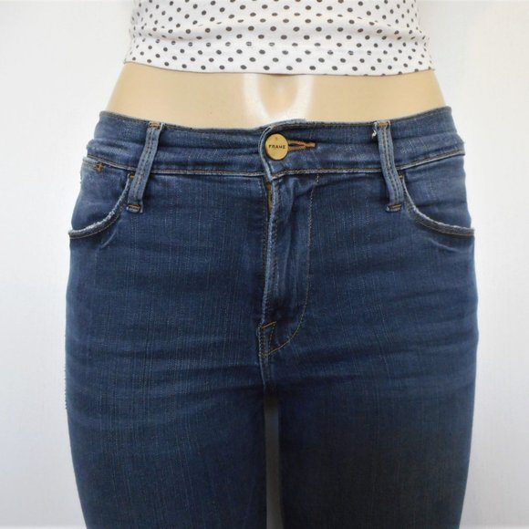 FRAME Denim Jeans Size 27 Le High Skinny - Picture 3 of 14